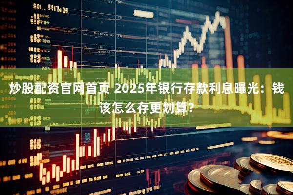 炒股配资官网首页 2025年银行存款利息曝光：钱该怎么存更划算？