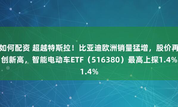 如何配资 超越特斯拉！比亚迪欧洲销量猛增，股价再创新高，智能电动车ETF（516380）最高上探1.4%