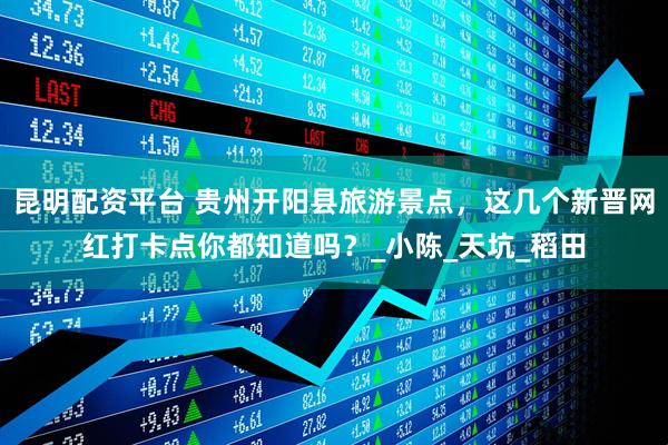 昆明配资平台 贵州开阳县旅游景点，这几个新晋网红打卡点你都知道吗？_小陈_天坑_稻田